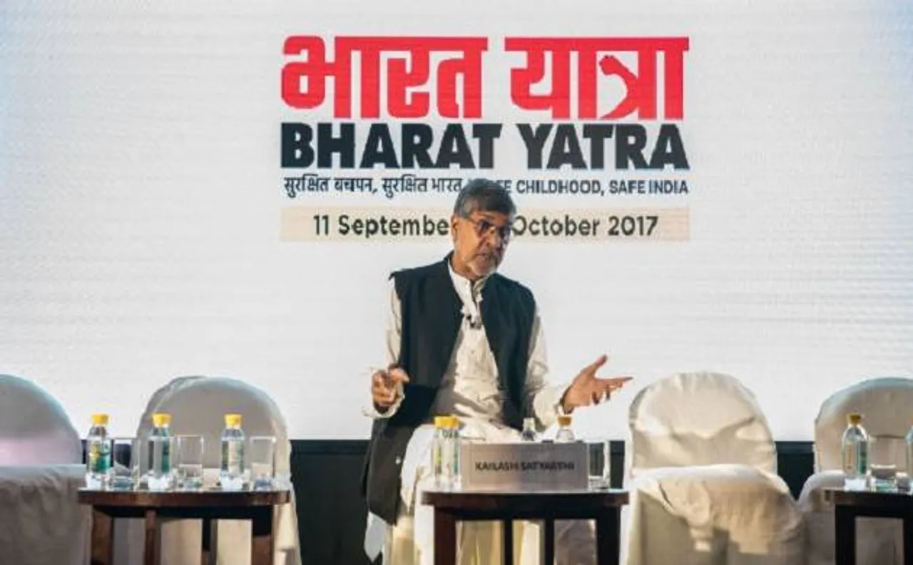 बाल यौन शोषण और देह व्यापार के खिलाफ कैलाश सत्यार्थी की 'भारत यात्रा' शुरू