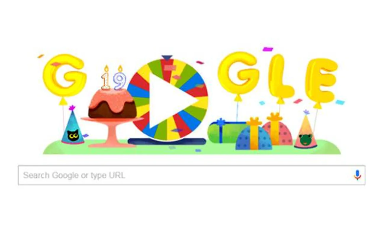 Happy Birthday Google: गूगल ने 'सरप्राइज स्पिनर' देकर मनाया 19वां बर्थडे
