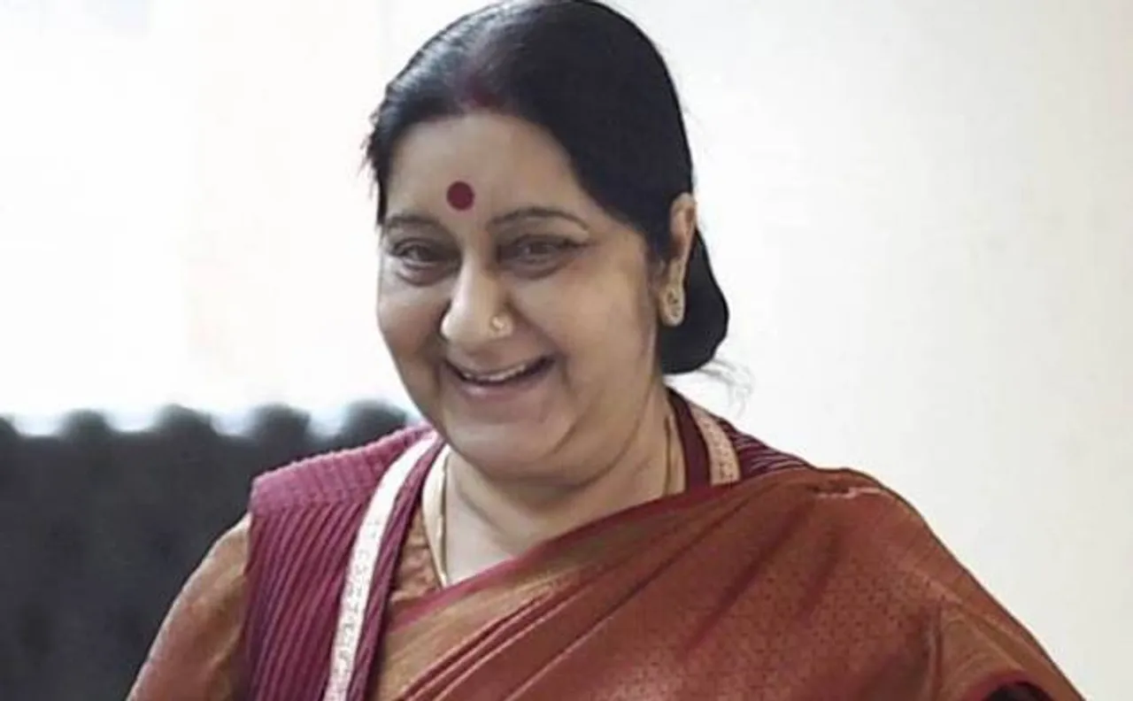 सुषमा स्वराज ने देश की महिलाओं को नौकरी में आने के लिए 'डोकलाम नीति' अपनाने की दी सलाह