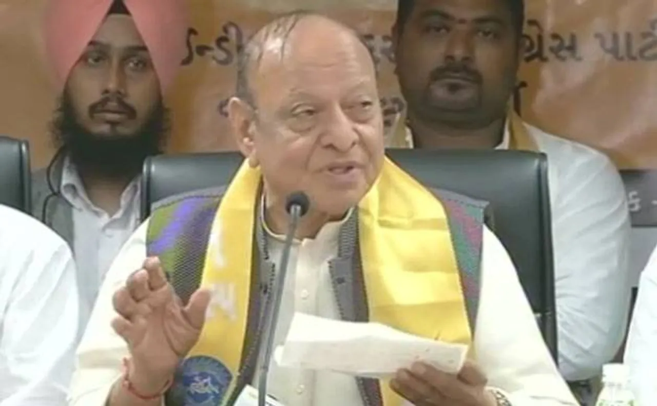 वाघेला ने बनाई नई पार्टी, कहा- अडानी और अंबानी से नहीं लेंगे फंड