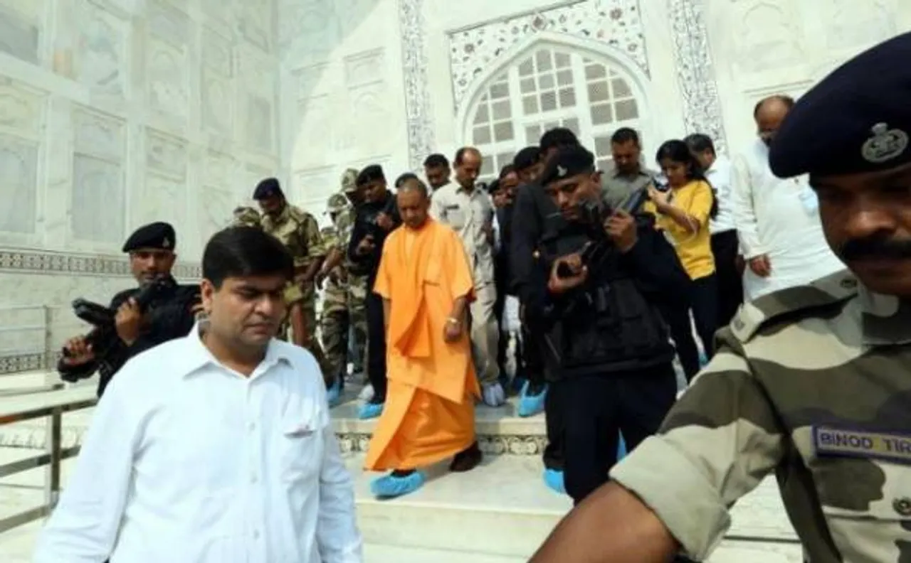 योगी आदित्यनाथ बोले, ताजमहल भारतीय मजदूरों के खून-पसीने से बना वास्तुकला का एक अद्भुत नमूना है