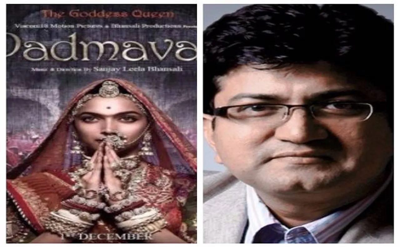 पद्मावती पर नया विवाद: मीडिया को फिल्म दिखाए जाने पर भड़के CBFC चेयरमैन प्रसून जोशी