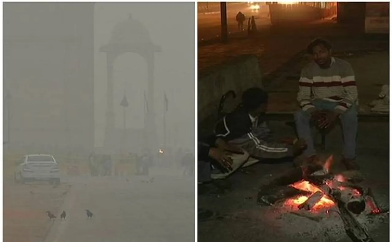 शीतलहर की चपेट में दिल्ली-NCR, कोहरे ने रोकी ट्रेनों की रफ्तार