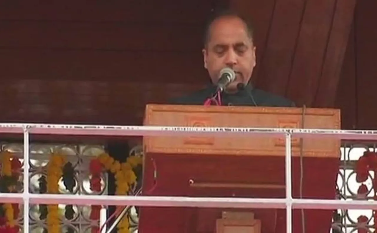 जयराम ठाकुर ने ली मुख्यमंत्री पद की शपथ, बने 14वें सीएम, पीएम भी मौजूद