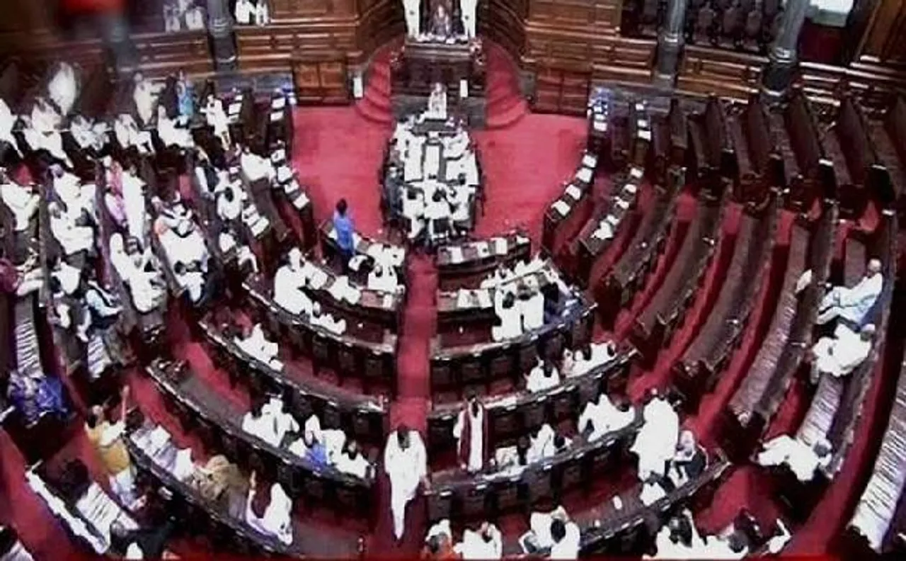 महाराष्ट्र हिंसा का सदन में पुरजोर विरोध, राज्यसभा तीन बार हुई स्थगित