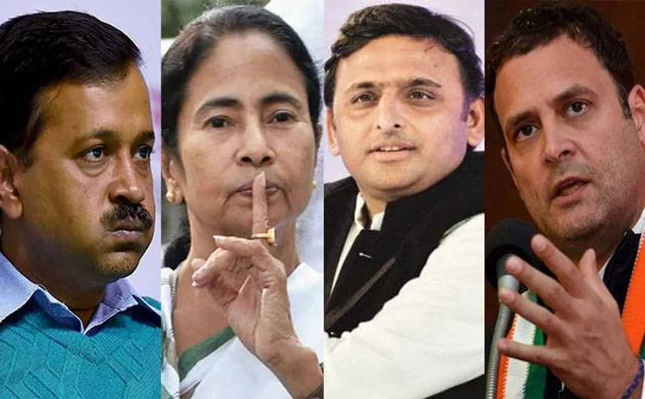 'पद्मावत' के खिलाफ हिंसा, राहुल, केजरीवाल, ममता, अखिलेश ने बीजेपी पर साधा निशाना