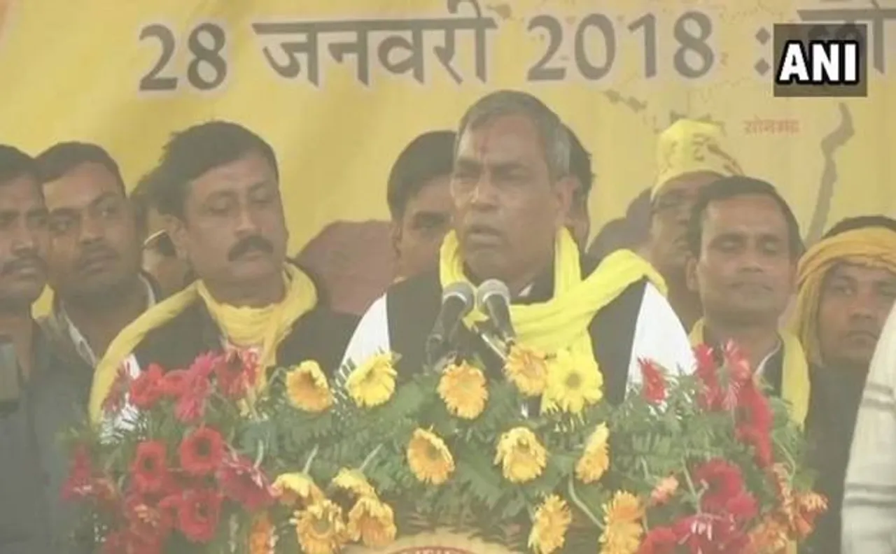 कैबिनेट मंत्री ओम प्रकाश ने बीजेपी सरकार पर बोला हमला, कहा- भ्रष्टाचार कम नही, बढ़ा ही है