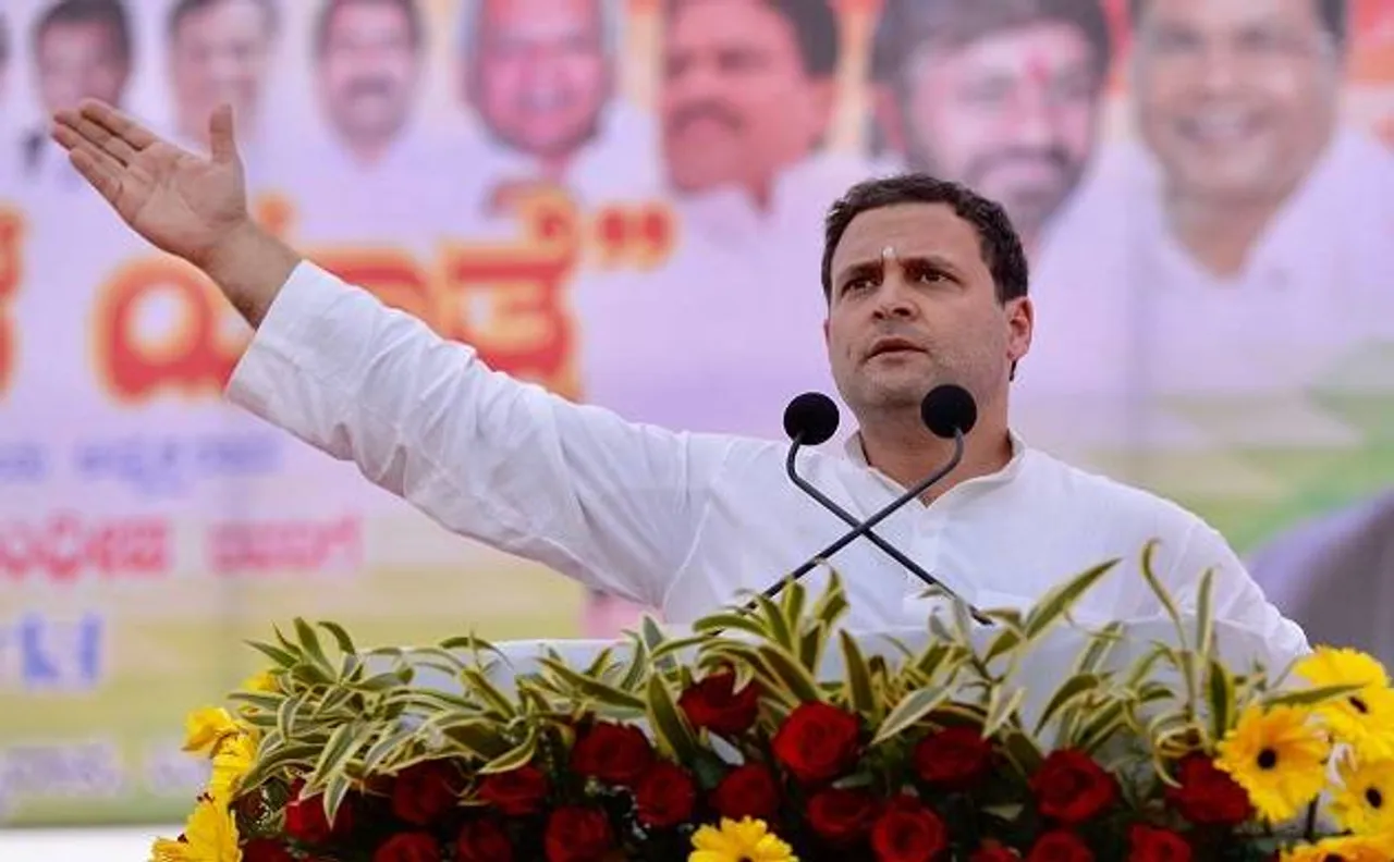 कर्नाटक में राहुल गांधी के मंदिर जाने पर बीजेपी का हमला, बताया 'इलेक्शन हिंदू'