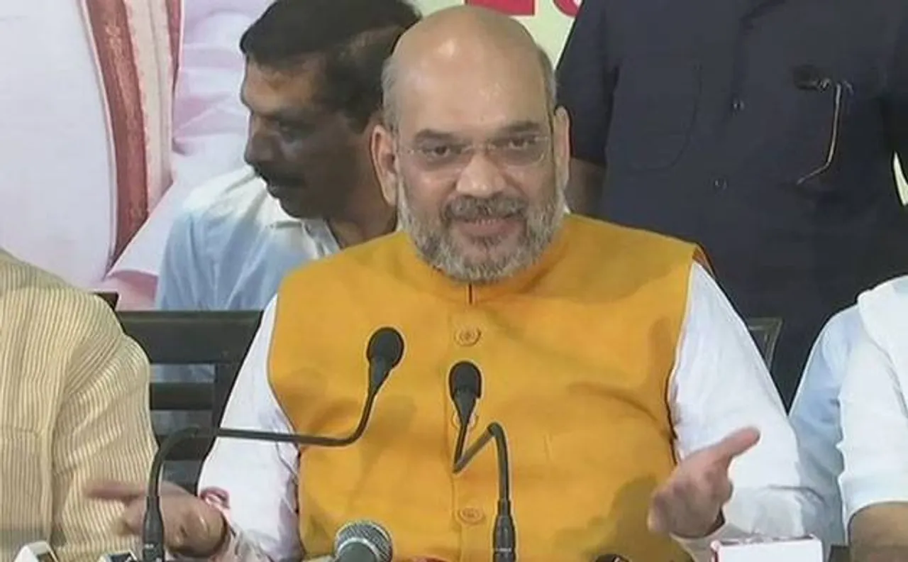 PNB घोटाला: अमित शाह बोले, दावोस में पीएम मोदी और नीरव के ग्रुप फोटो से कुछ साबित नहीं होता