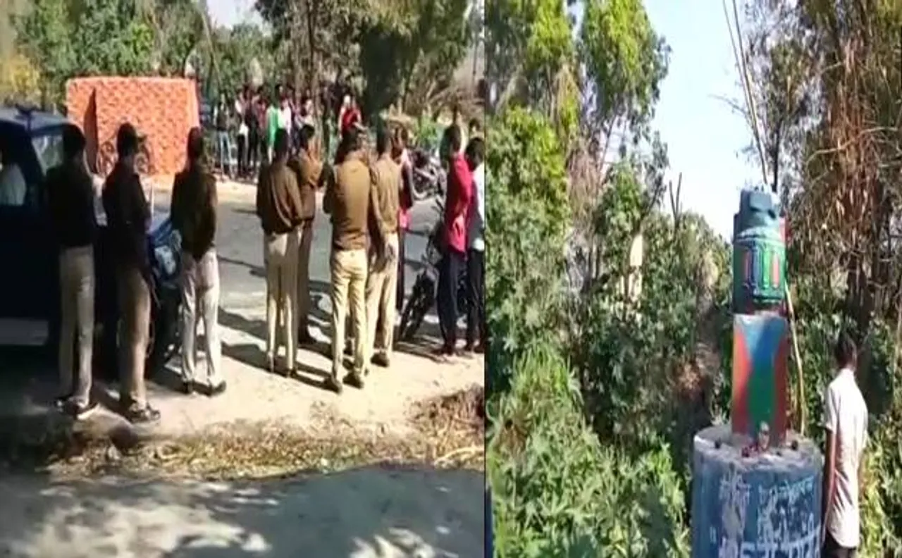 UP: लेनिन, पेरियार के बाद अब यूपी में तोड़ी गई अंबेडकर की मूर्ति, इलाके में तनाव