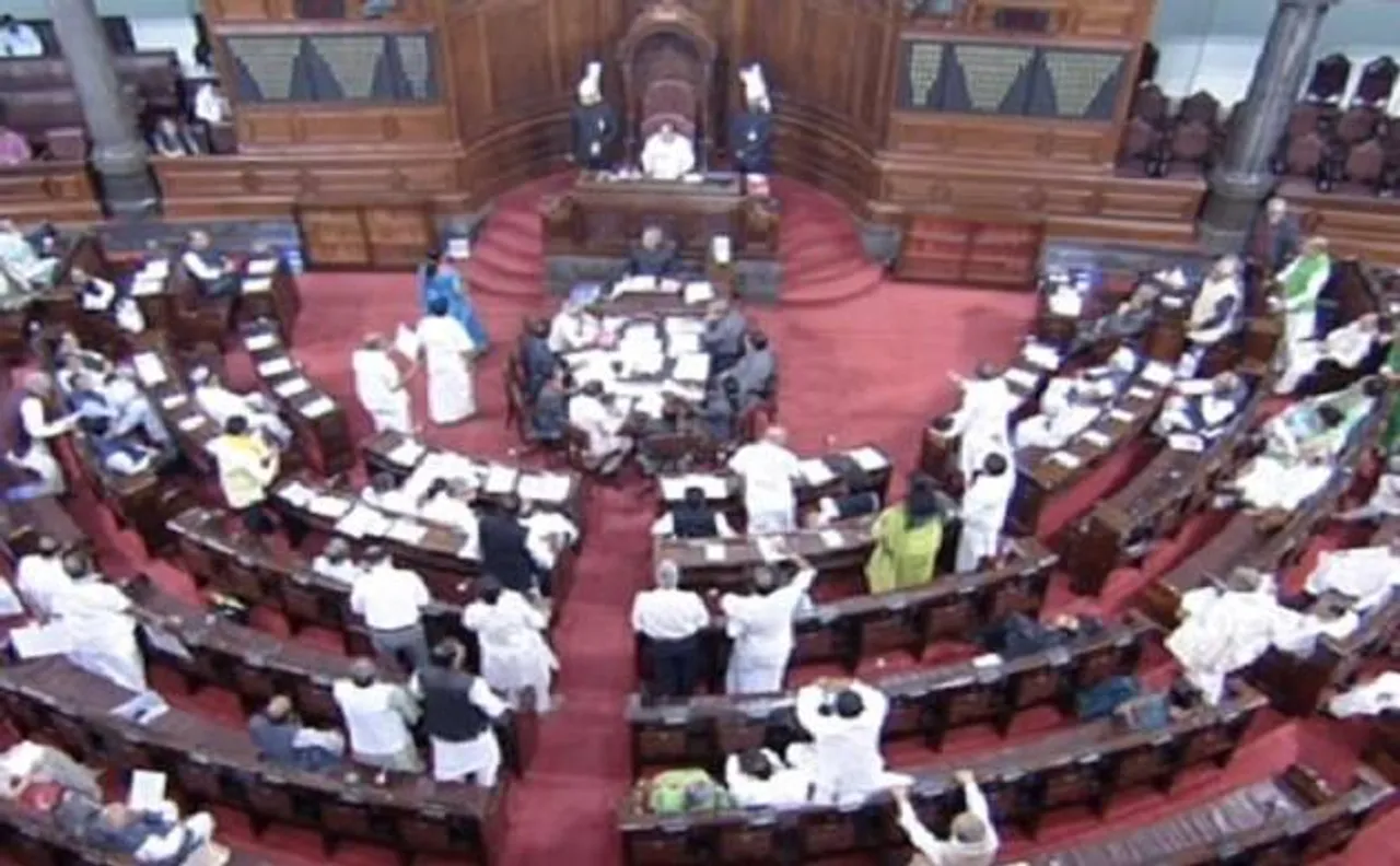 राज्यसभा में पीएनबी घोटाले पर विपक्ष ने सरकार को घेरा, सदन स्थगित
