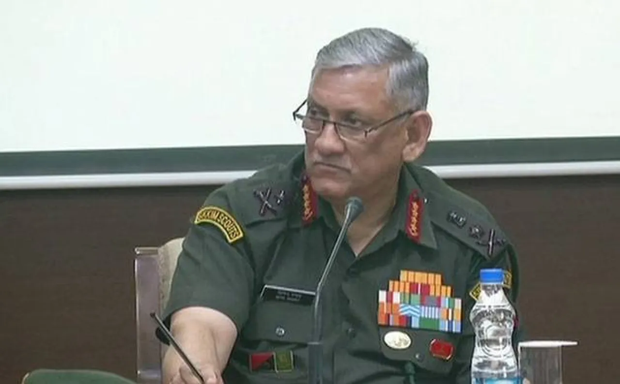 सेना प्रमुख रावत ने कहा- डोकलाम विवाद के कारण रुका भारत-चीन सैन्य अभ्यास फिर होगा शुरू