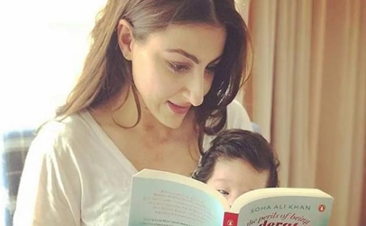 5 महीने की बेटी इनाया नौमी खेमू से खास बात सीख रही हैं सोहा अली खान