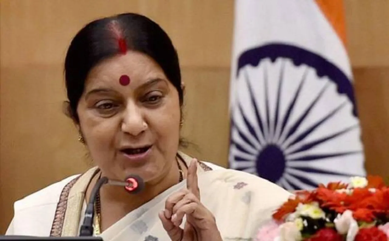शर्मिंदगी झेलने के बाद कांग्रेस का नया पोल, सुषमा स्वराज को दी रीट्वीट करने की चुनौती