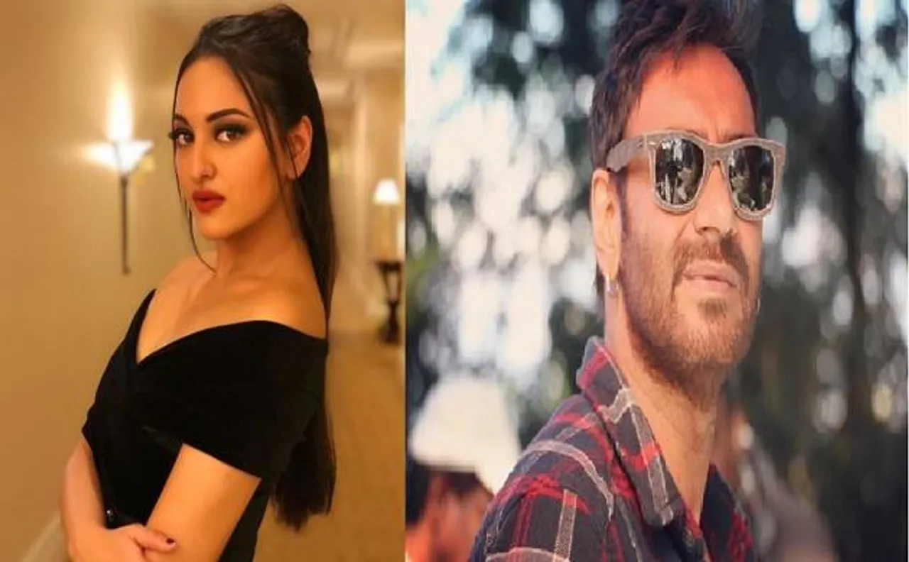 बॉलीवुड के 'सिंघम' अजय देवगन ने सोनाक्षी के साथ किया ऐसा मजाक, आ गए उनके आंखों में आंसू