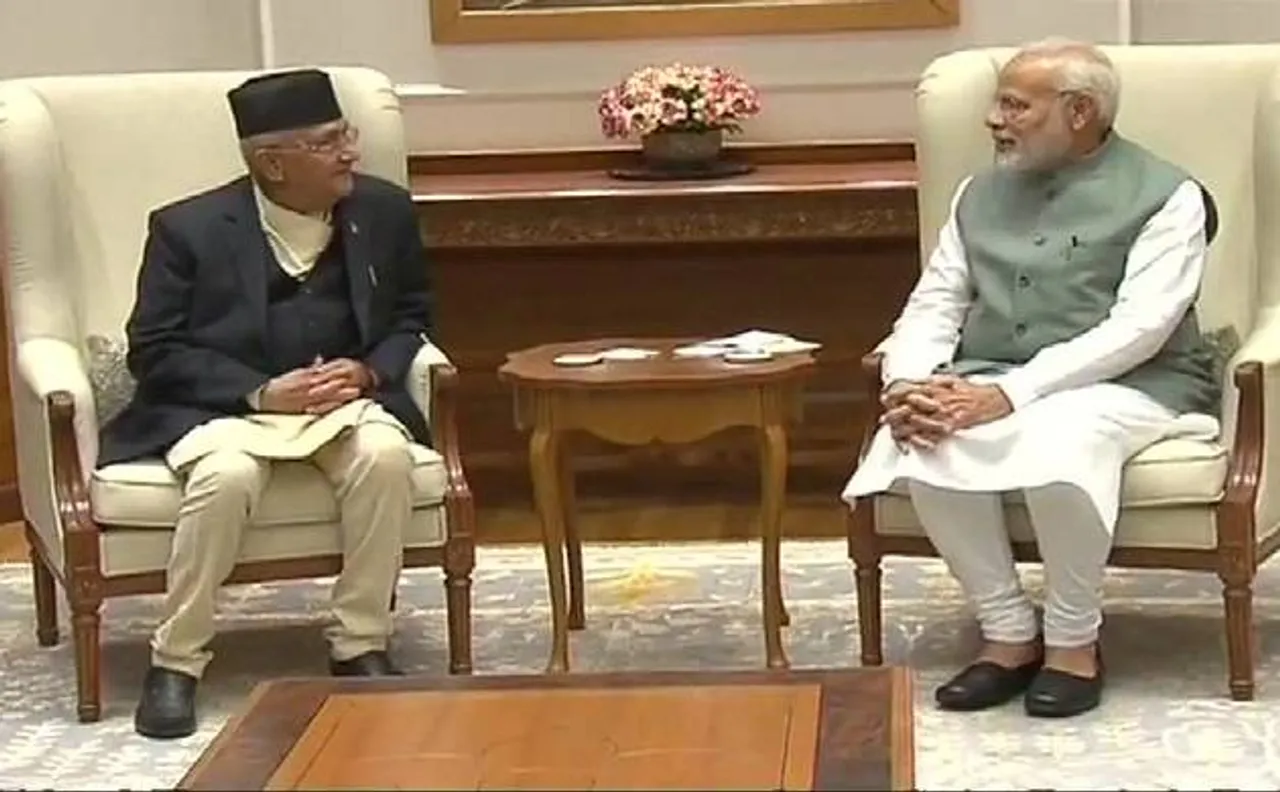 नेपाल के पीएम बनने के बाद पहली बार भारत पहुंचे ओपी कोली, पीएम मोदी से की मुलाकात