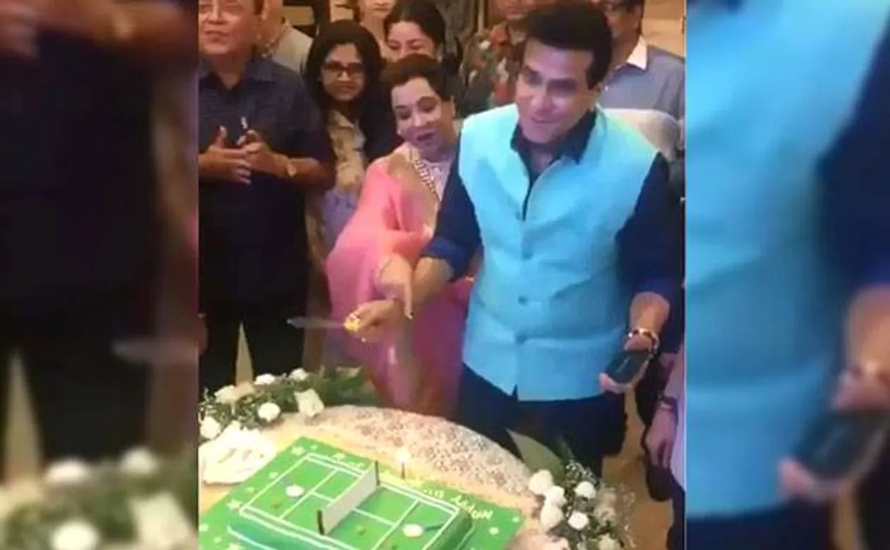 76वें बर्थडे पर बॉलीवुड एक्टर जीतेंद्र ने नाचते हुए काटा केक, देखें VIDEO