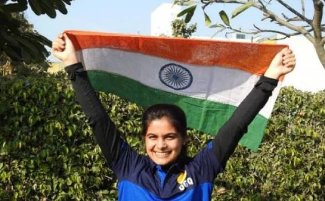 CWG 2018: मनू भाकर के पिता हुए भावुक कहा- वह कभी भी खाली हाथ नहीं आई