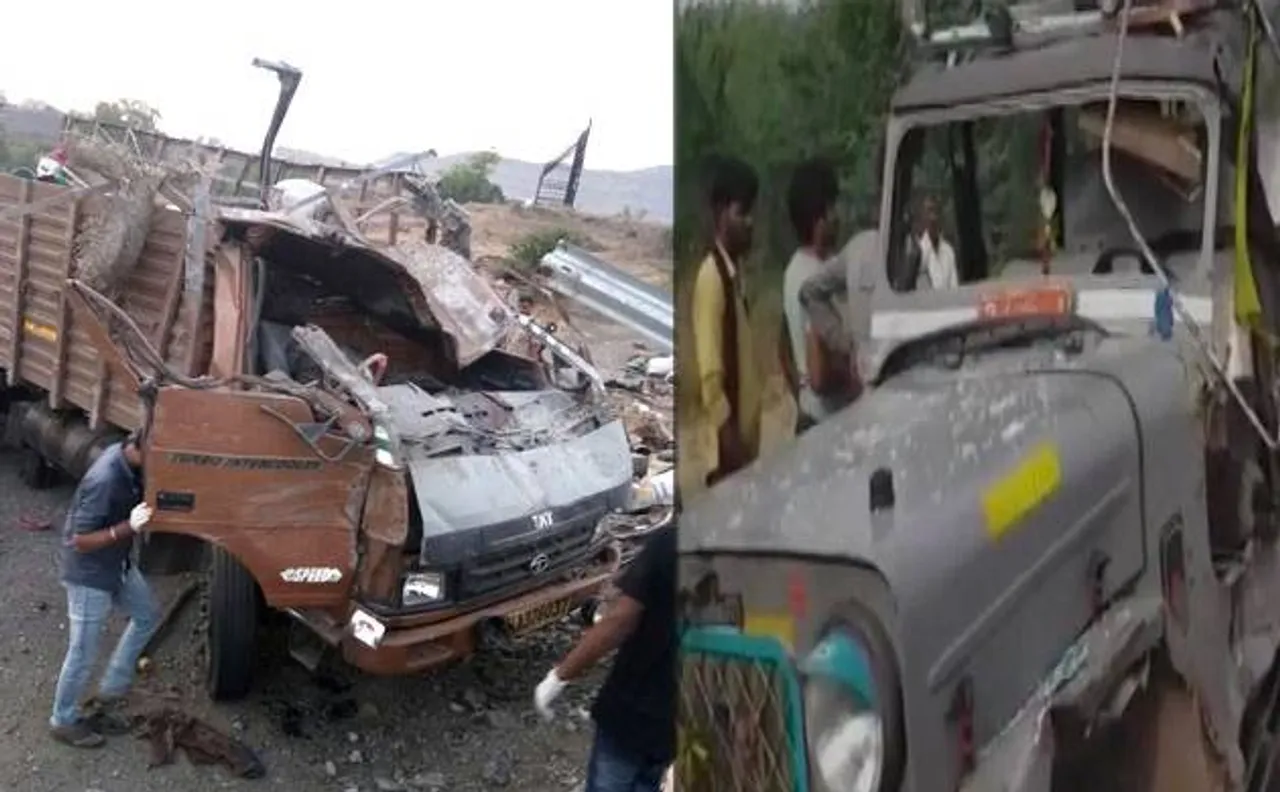 यूपी-महाराष्ट्र में दर्दनाक सड़क हादसे, 24 लोगों की गई जान, 15 घायल