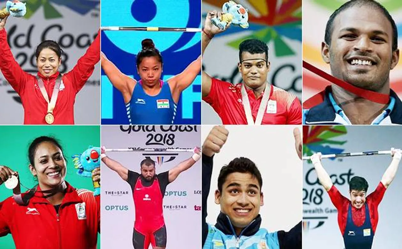 CWG 2018: 9 पदक जीतकर देश के सम्मान को लिफ्ट करने वाले ये हैं भारतीय वेटलिफ्टर्स