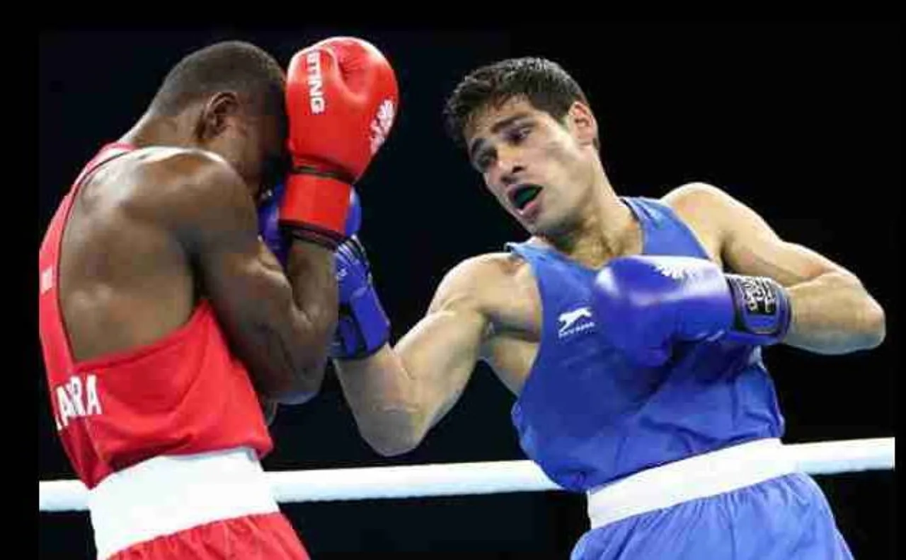 CWG 2018: मुक्केबाज हुसामुद्दीन मोहम्मद रजत पदक से चूके, ब्रॉन्ज से करना पड़ा संतोष