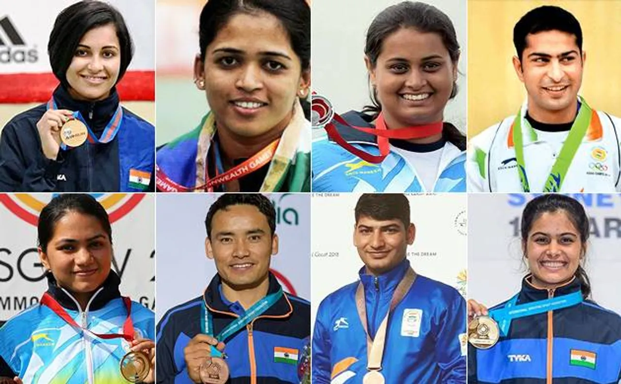 CWG 2018: 27 शूटर्स, 16 पदक, 7 गोल्ड और भारतीय निशानेबाजों ने बता दिया यह अर्जुन-द्रोणाचार्य का देश है