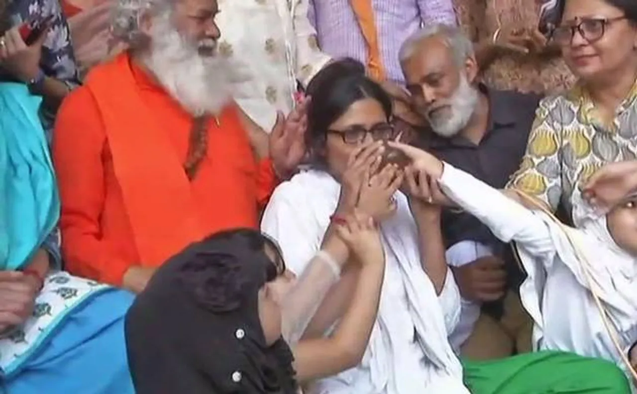 पॉक्सो एक्ट में संसोधन के बाद स्वाति मालीवाल ने तोड़ा अनशन, पीएम को कहा शुक्रिया