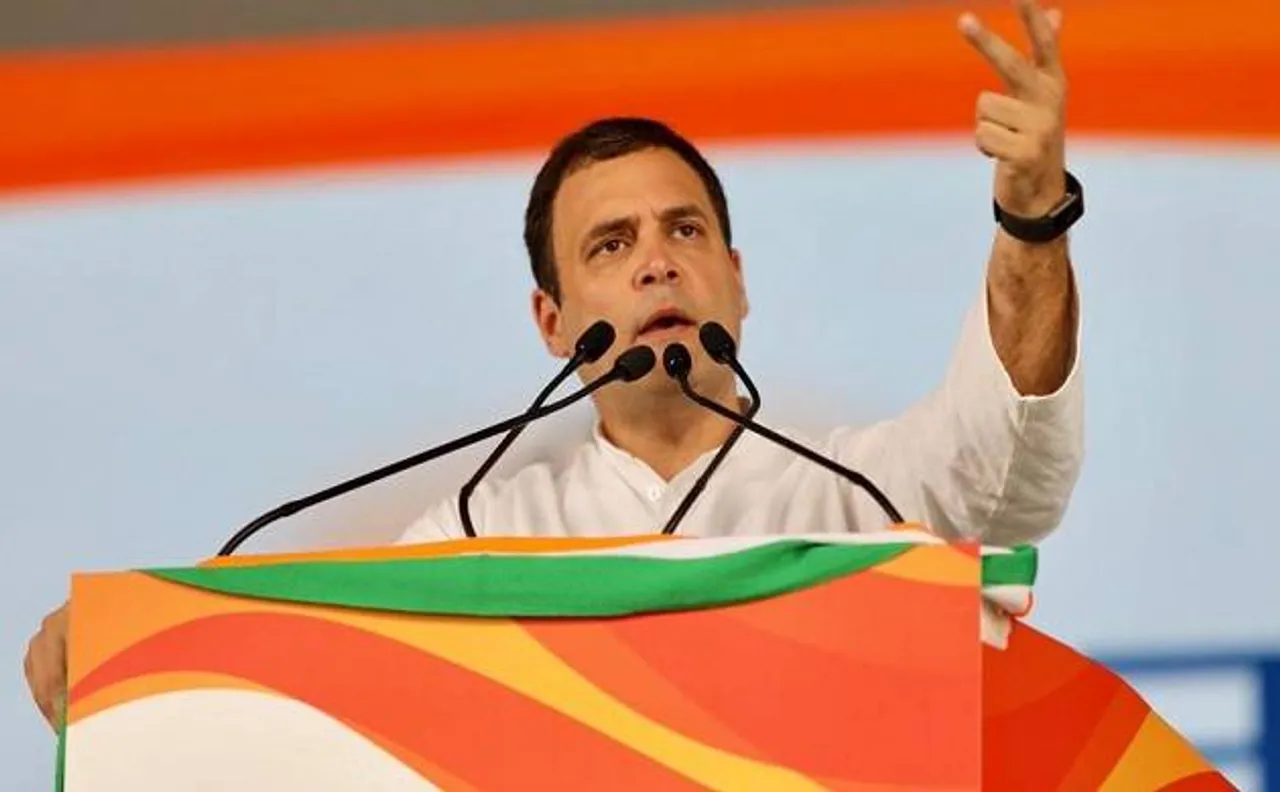 जन आक्रोश रैली में राहुल का नरेंद्र मोदी पर हमला, कहा देश पीएम के वादों की सच्चाई ढूंढ रहा