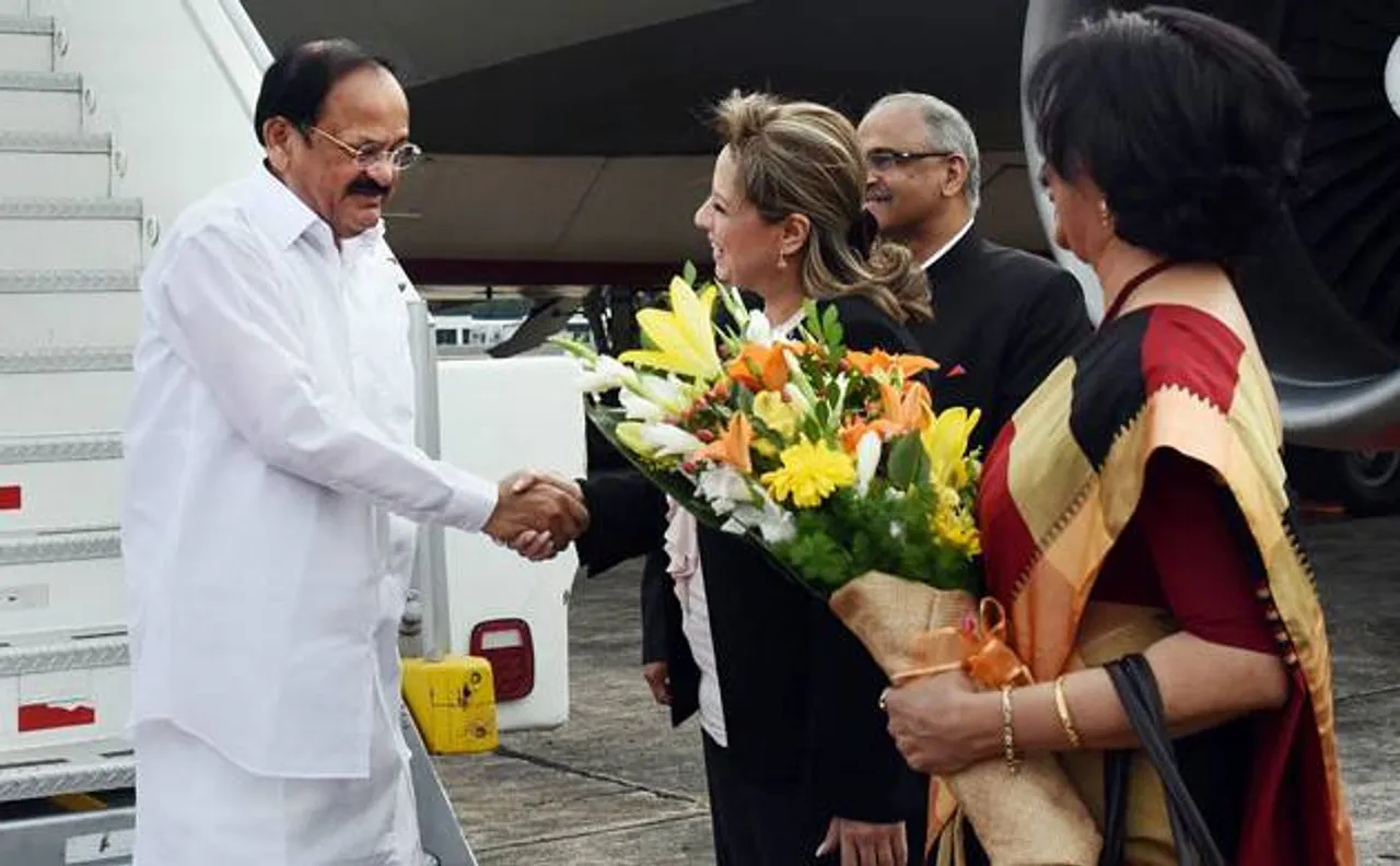 आतंक के खिलाफ एकजुट हुए भारत-ग्वाटेमाला, पहली विदेश यात्रा पर हैं उप राष्ट्रपति वेंकैया नायडू
