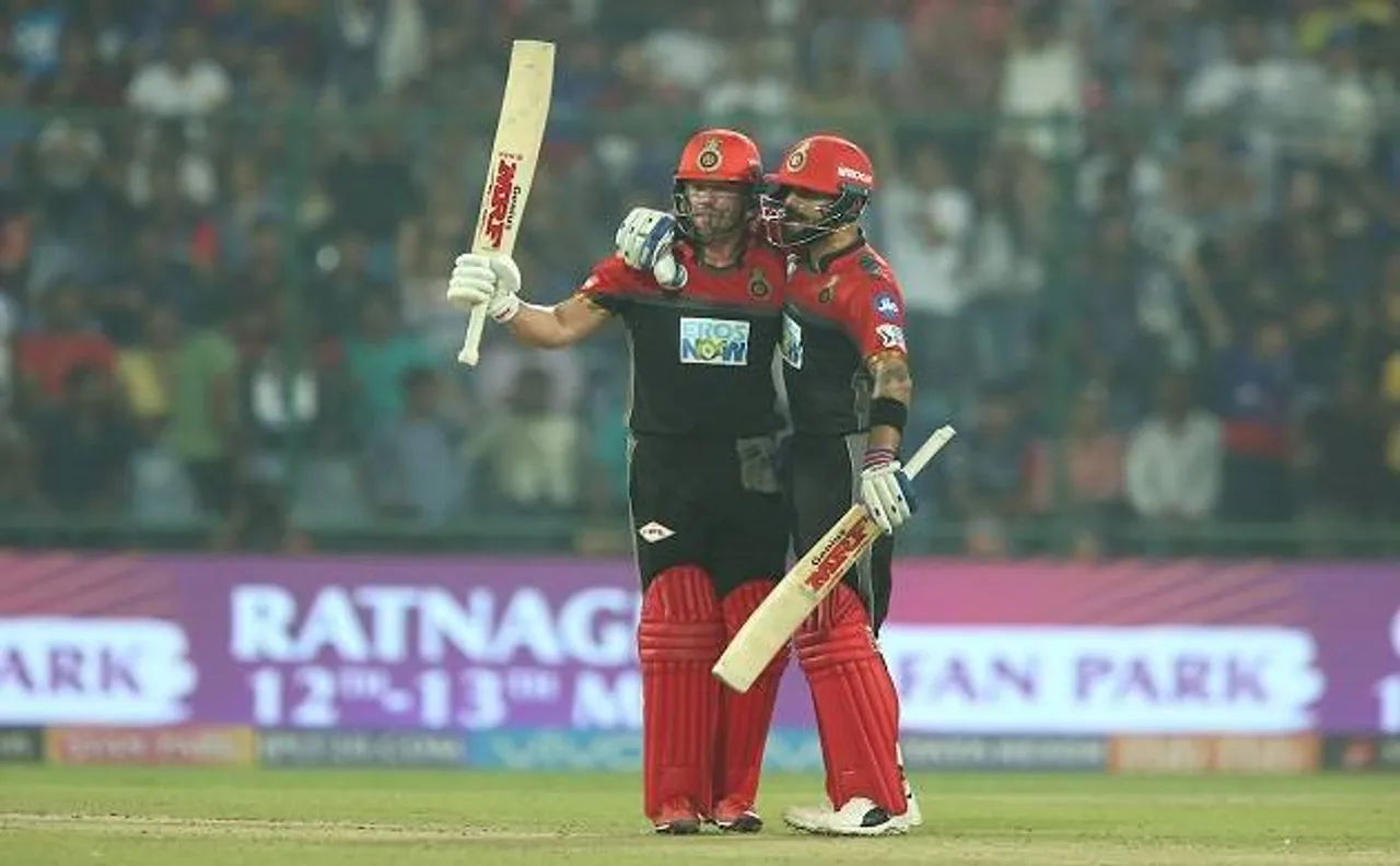 IPL LIVE DD vs RCB : आरसीबी ने दिल्ली को 5 विकेट से हराया, छक्का मारकर डिविलियर्स ने दिलाई जीत