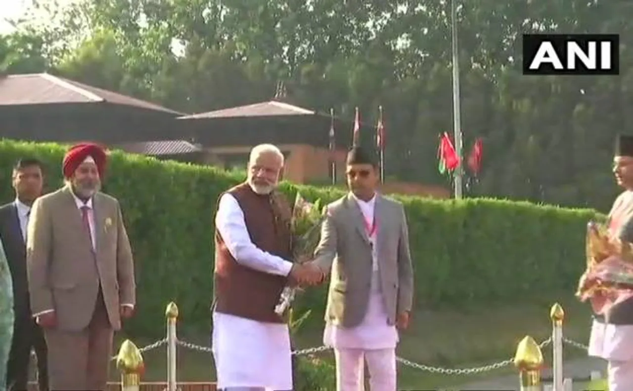 दो दिन के दौरे के बाद पीएम मोदी नेपाल से भारत रवाना