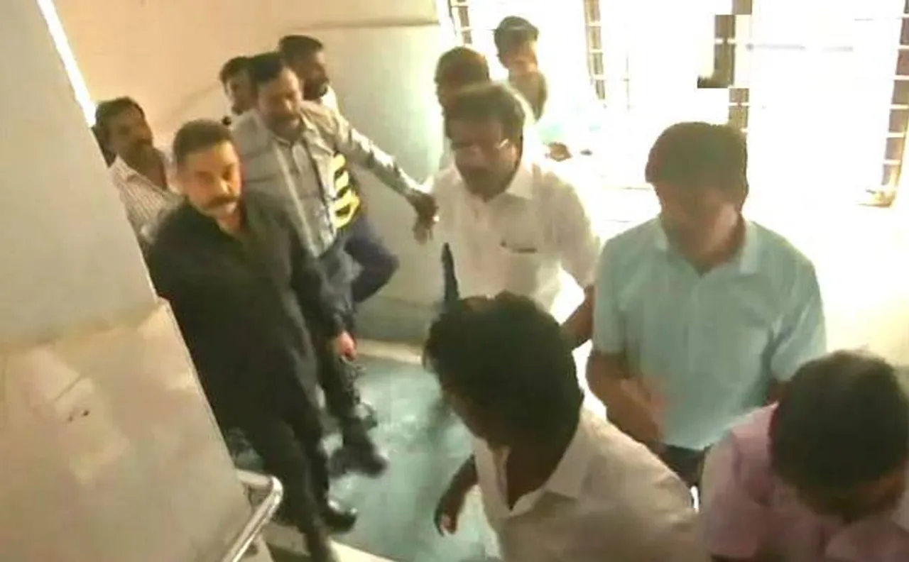 तमिलनाडु हिंसा: तूतीकोरिन में घायल हुए लोगों से मिलने अस्पताल पहुंचे एक्टर कमल हासन