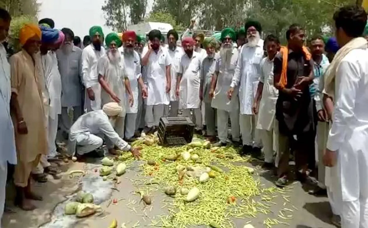 किसान आंदोलन का दिल्ली में हो सकता है व्यापक असर, रुक सकती है सब्जी और फलों की सप्लाई