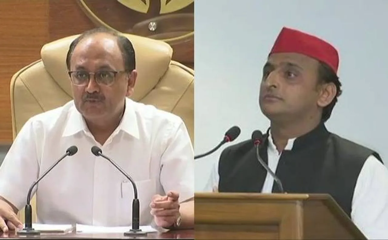 बंगला विवाद: अखिलेश के हमले पर BJP का पलटवार, कहा - 'उल्टा चोर कोतवाल को डांटे'