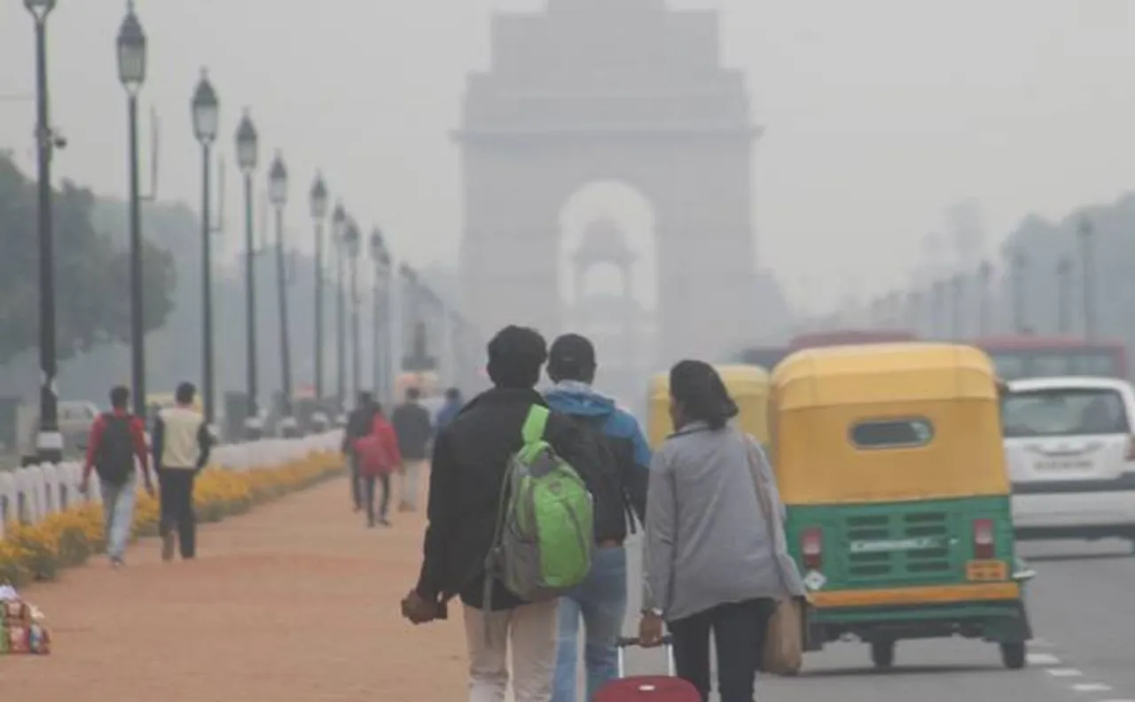 दिल्ली में तापमान में गिरावट, वायु गुणवत्ता स्तर में सुधार