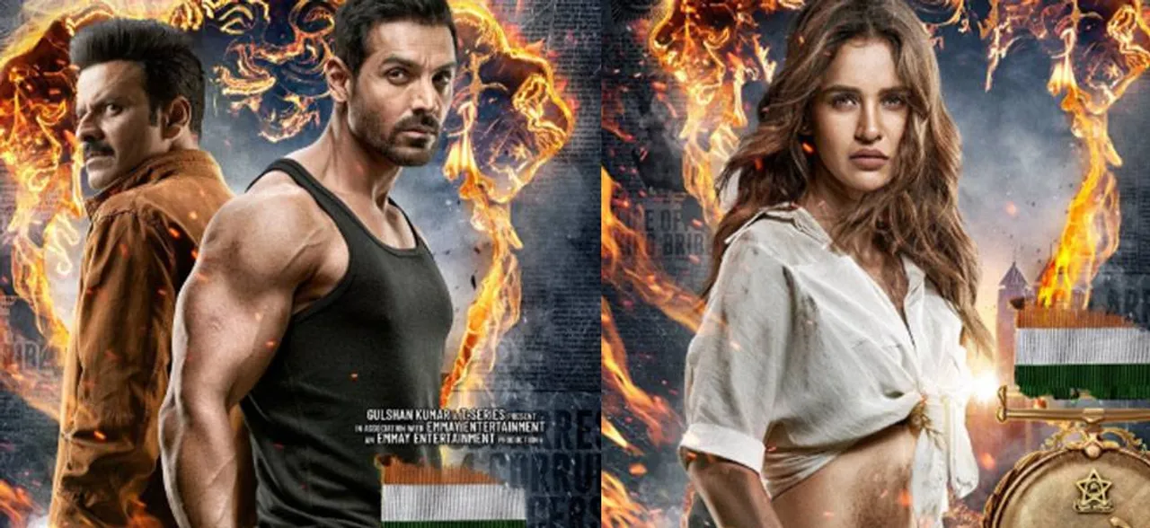 #SatyamevaJayatePoster: करप्शन मिटाने के लिए जॉन का साथ देने आये मनोज वाजपेयी, दमदार पोस्टर रिलीज़
