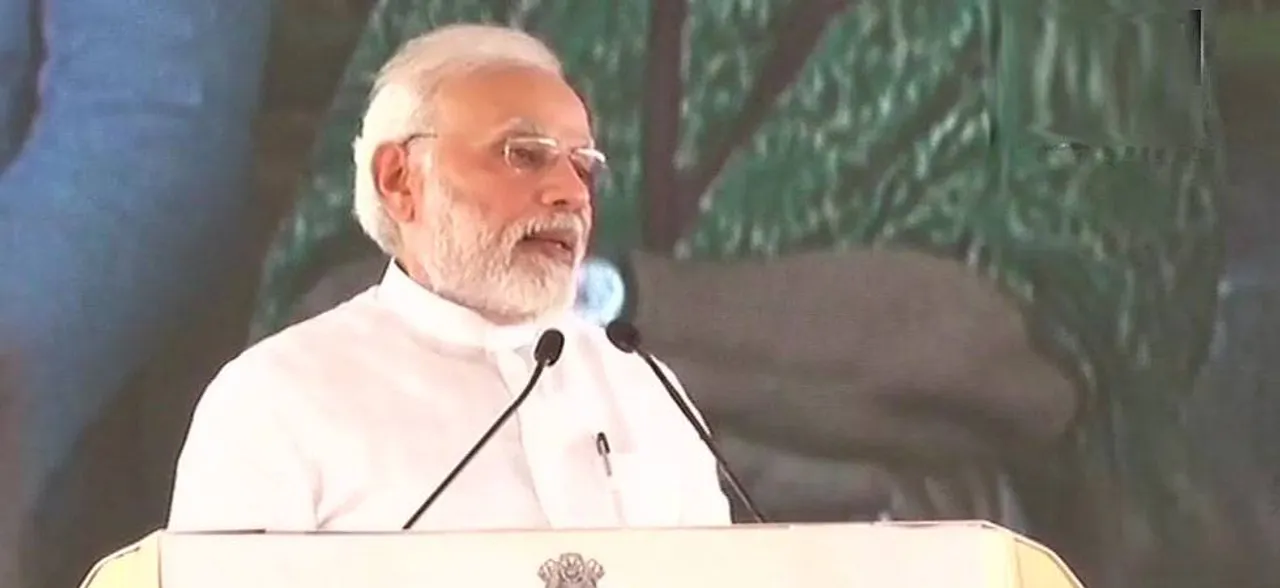 जयपुर में पीएम मोदी का वार, कहा- बैलगाड़ी से 'बेल' गाड़ी हो गई है कांग्रेस