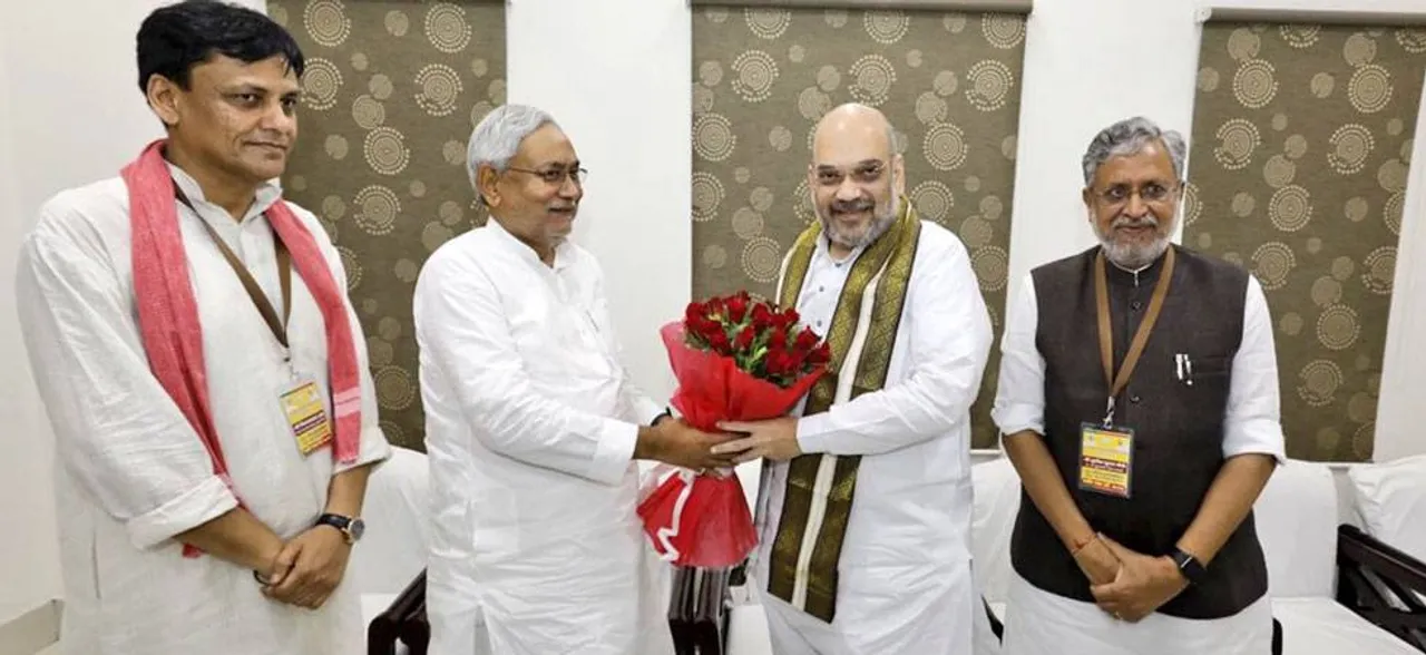 बिहार: नीतीश से मिलने के बाद अमित शाह का ऐलान, जेडीयू से नहीं टूटेगा गठबंधन और 40 सीटों पर मिलकर लड़ेंगे चुनाव