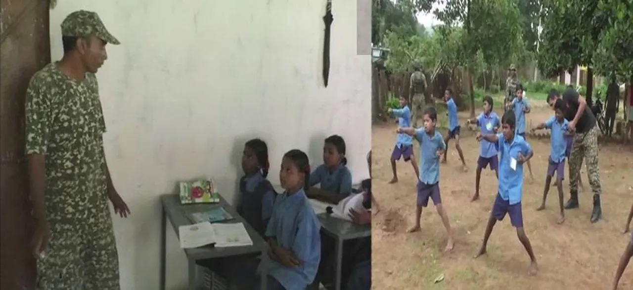 ITBP के जवान नक्सल प्रभावित इलाकों में तैयार कर रहे हैं देश का 'उज्जवल भविष्य'