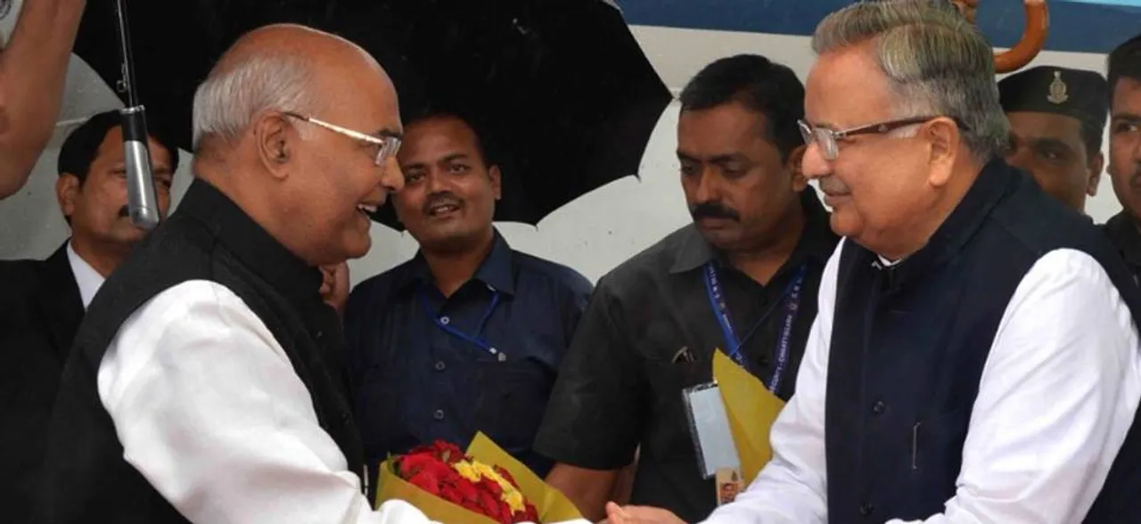 दो दिवसीय दौरे पर छत्तीसगढ़ पहुंचे राष्ट्रपति कोविंद, युवा BPO सेंटर का करेंगे उद्घाटन