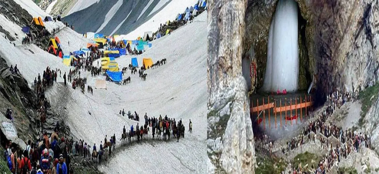 अमरनाथ यात्रा : बाबा बर्फानी के दर्शन के लिए 201 तीर्थयात्रियों का छोटा जत्था हुआ रवाना