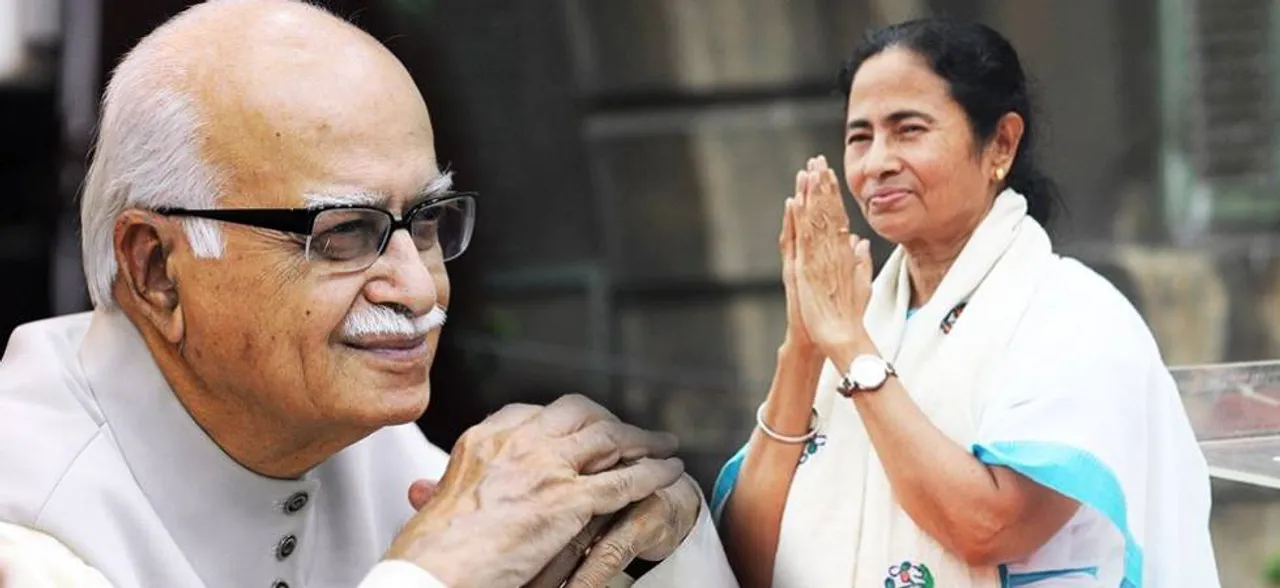ममता बनर्जी ने बीजेपी के वरिष्ठ नेता लाल कृष्ण आडवाणी से की मुलाकात, पैर छूकर लिया आशीर्वाद