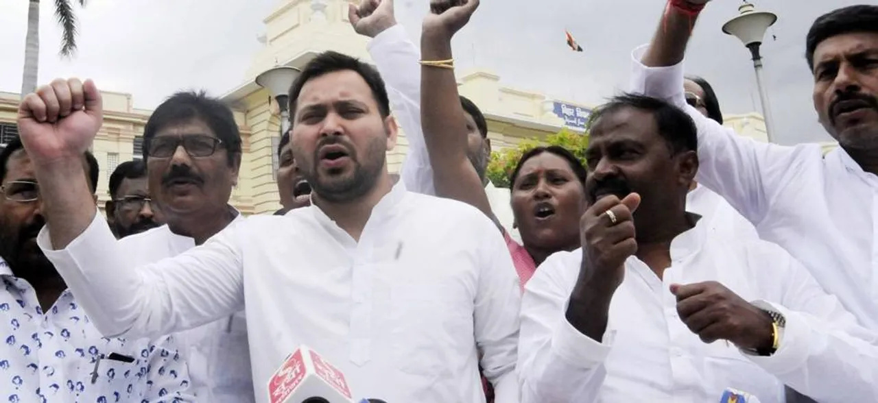 तेजस्वी यादव का बीजेपी पर अटैक, कहा-ब्रजेश ठाकुर को छुड़ाने के लिए केंद्रीय मंत्रियों का आया था फोन