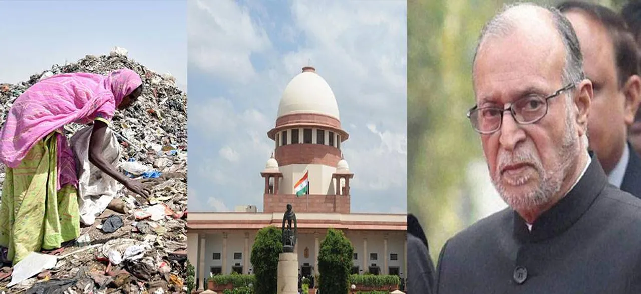 दिल्ली में कूड़े के ढेर लगने पर उपराज्यपाल को लगी SC की फटकार, कहा- क्यों न राजनिवास के सामने कूड़ा फेंका जाए?