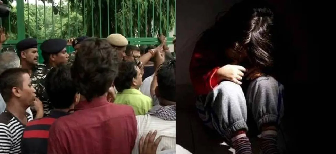 दिल्ली के सरकारी स्कूल में 6 साल की बच्ची के साथ रेप, अभिभावकों ने किया विरोध प्रदर्शन