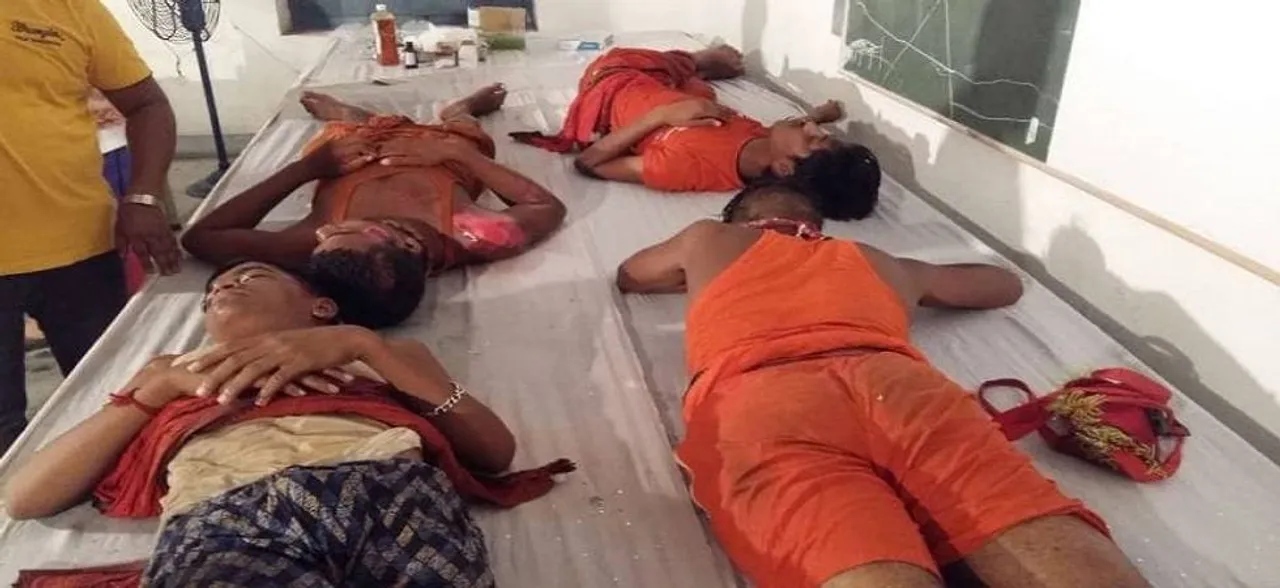 बिहारः मुजफ्फरपुर के बाबा गरीबनाथ मंदिर में मची भगदड़, 15 कांवड़िये घायल
