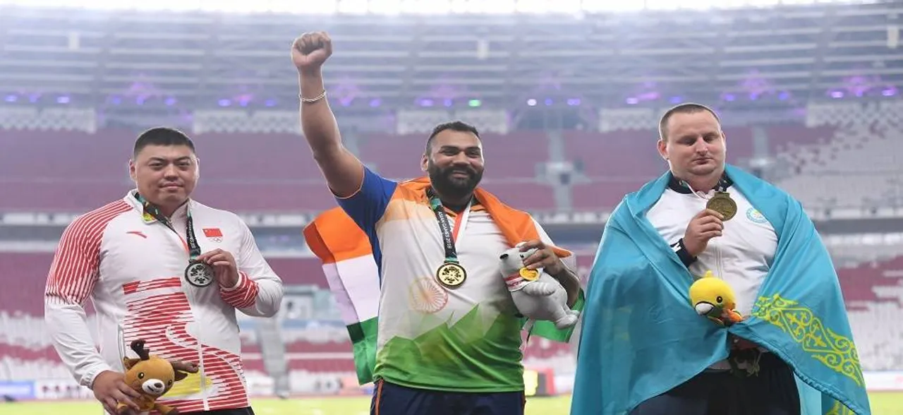 Asian Games 2018: शॉट पुट में रिकॉर्ड थ्रो के साथ तेजेन्दर तूर ने भारत को दिलाया सातवां स्वर्ण