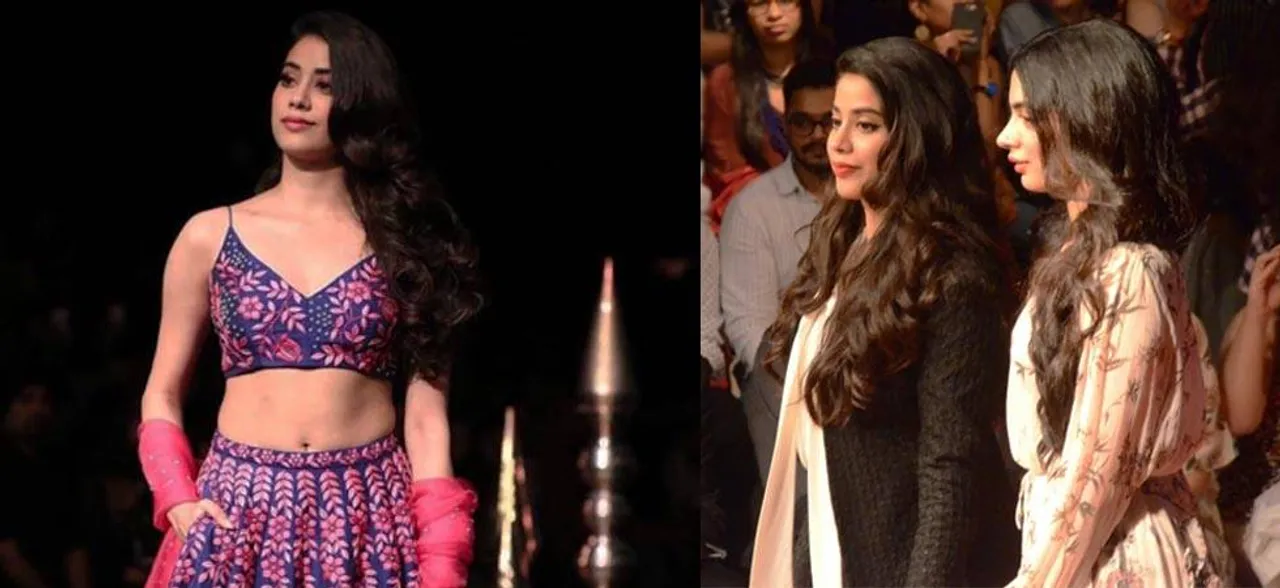 Lakme Fashion Week 2018: पहली बार रैंप पर ख़ुशी और जान्हवी कपूर ने किया वॉक, बजने लगी सीटियां