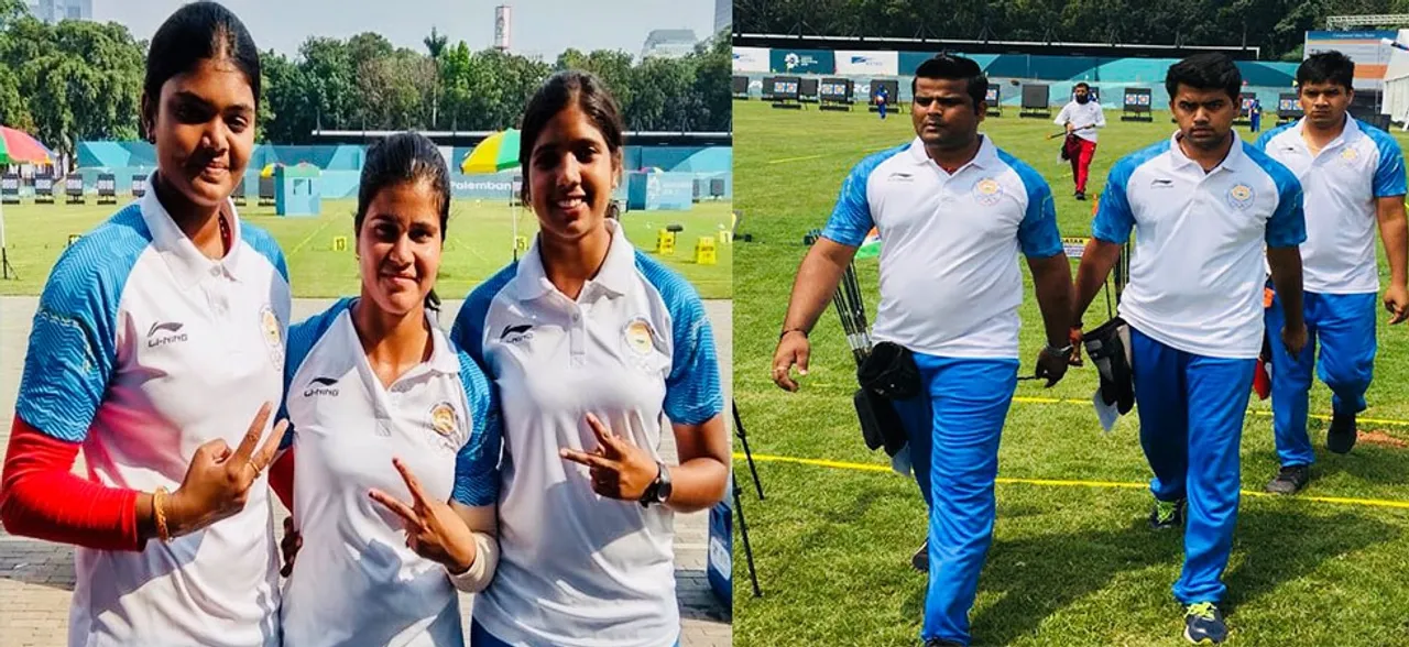 Asian Games 2018: तीरंदाजी में भारतीय महिला-पुरुष की कंपाउंड टीम ने जीता सिल्वर मेडल