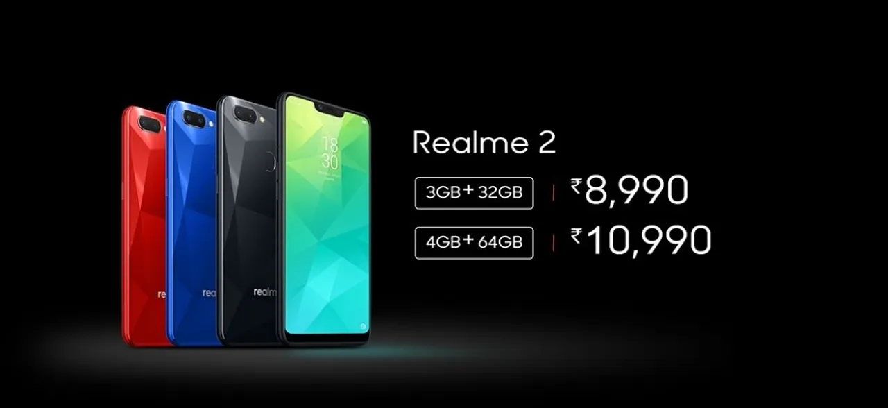बजट स्मार्टफोन Realme 2 हुआ भारत मेंं लॉन्च, सीधी टक्कर Redmi Note 5 और Honor 7C से